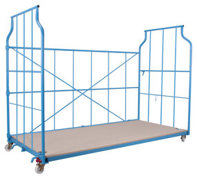 Cordes Corlette/Meubelwagen 2500x1150x1800mm L-frame nestbaar en stapelbaar, met rem, blauw, gebruikt