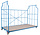 Meubeltransportwagen 2500x1150x1800mm L-frame nestbaar en stapelbaar, met rem, blauw, gebruikt