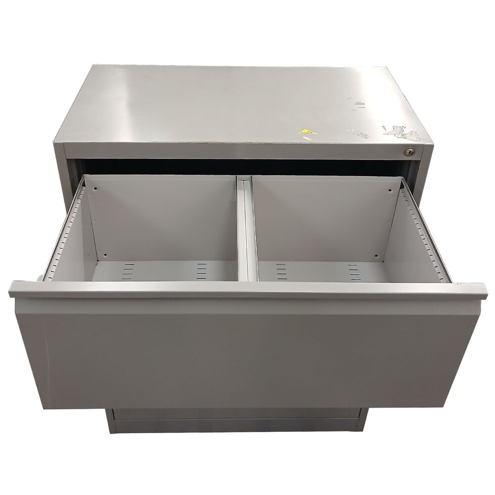 Emtrade Ladekast 80x40x108 cm, 3 lades, Grijs, Gebruikt