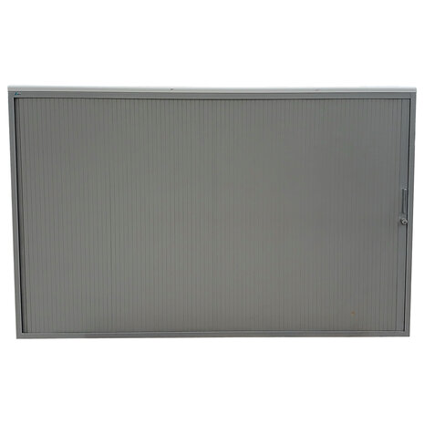 Emtrade Roldeurkast 4 Legborden Grijs 160x40x110,5 cm Gebruikt