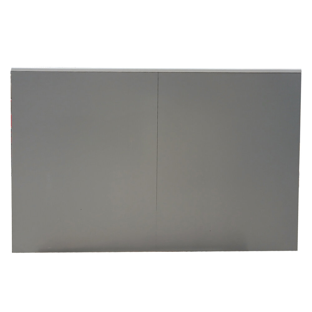 Emtrade Roldeurkast 4 Legborden Grijs 160x40x110,5 cm Gebruikt