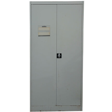 Emtrade Draaideurkast 1 Legbord Grijs 95x42x194,5 cm Gebruikt