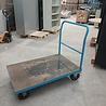Transportwagen 80x125x110, blauw, gebruikt