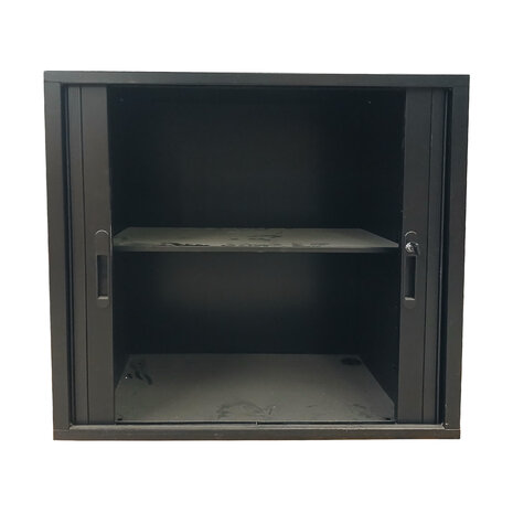 Emtrade Roldeurkast Laag 80x45,5x75 cm, Zwart, Gebruikt