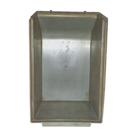 Haceka Magazijnbak, 245x150x125 mm, grijs kunststof, gebruikt