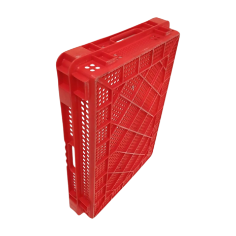 Emtrade Stapelkrat, 590x390x90 mm, rood kunststof, gebruikt