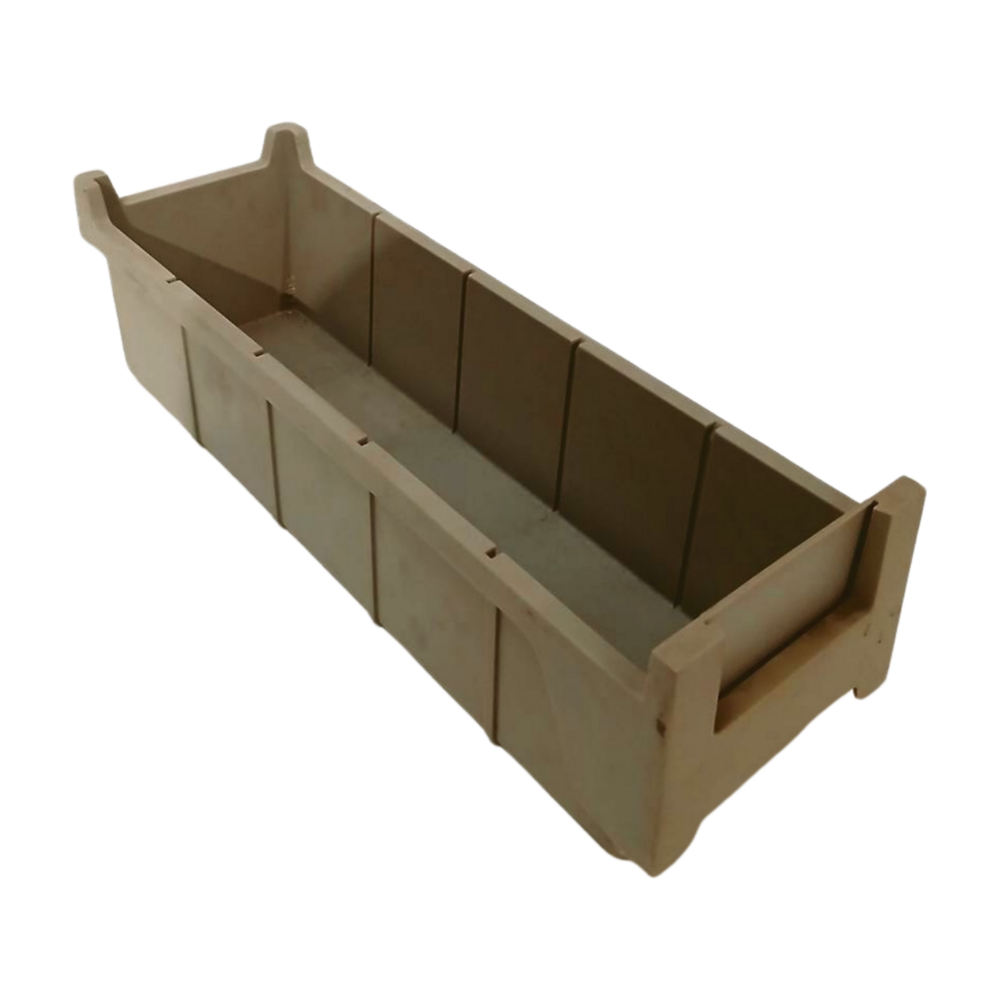 Emtrade Ladebak 430x140x130 mm, grijs, gebruikt