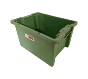 Schoeller Allibert Schoeller Allibert Nestbare Stapelbak Groen 400x300x220 mm, PP05, Gebruikt