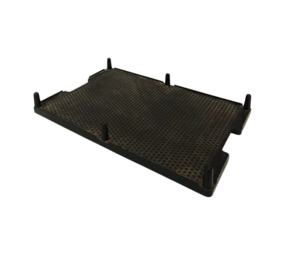 UTZ Stapelbare ESD tray voor euronorm bakken 600x400 mm, Zwart, Gebruikt