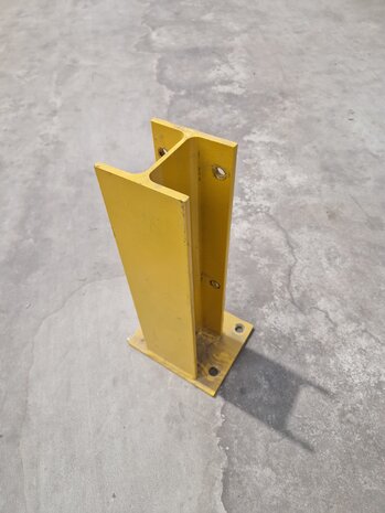 Stellingbescherming - Stutbalk 40cm hoog geel, gebruikt