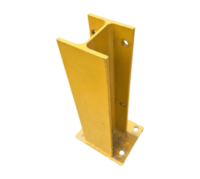 Stellingbescherming - Stutbalk 40cm hoog geel, gebruikt