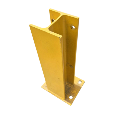 Stellingbescherming - Stutbalk 40cm hoog geel, gebruikt