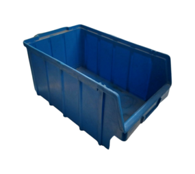 Emtrade Magazijnbak, 350x200x170 mm, rood kunststof, gebruikt