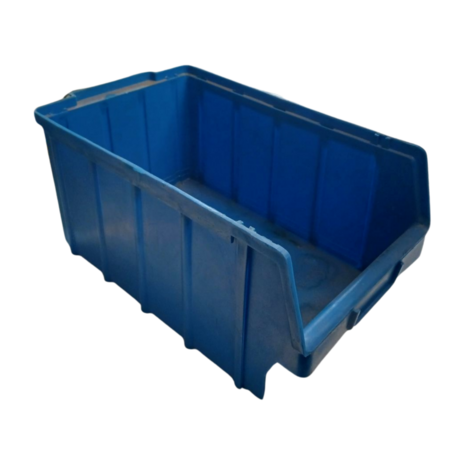 Emtrade Magazijnbak, 350x200x170 mm, rood kunststof, gebruikt