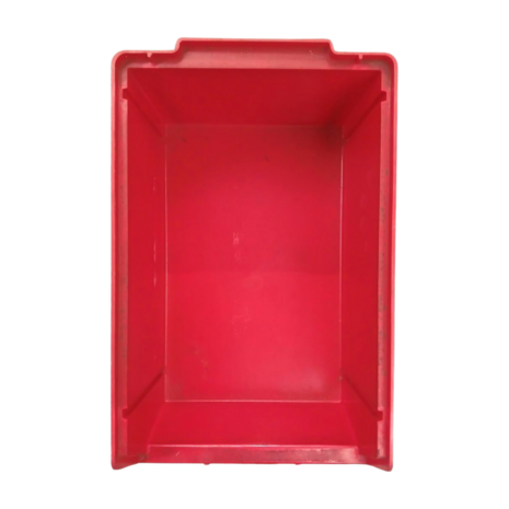 Emtrade Magazijnbak, 350x200x170 mm, rood kunststof, gebruikt