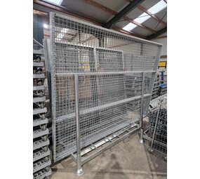 Gaaswand verzinkt hotdip 208x288x6cm, gebruikt