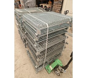 Inklapbare gitterbox 90x105cm, stevig staal, gebruikt