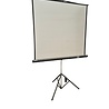 Projectiescherm op statief, 240x180 cm, verstelbare hoogte, gebruikt