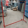 Emtrade Verrijdbaar Kledingrek Confectierek Rood, 169,5x170x60 cm, Gebruikt