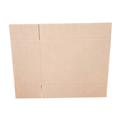 Verzenddoos Karton 920 x 380 x 610 mm, Dubbelgolf, Blanco, Nieuw