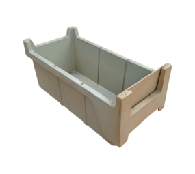 Emtrade Ladebak 280x140x130 mm, grijs, gebruikt