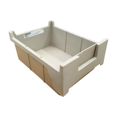 Emtrade Magazijnbak Ladebak 280x210x130 mm, grijs, gebruikt