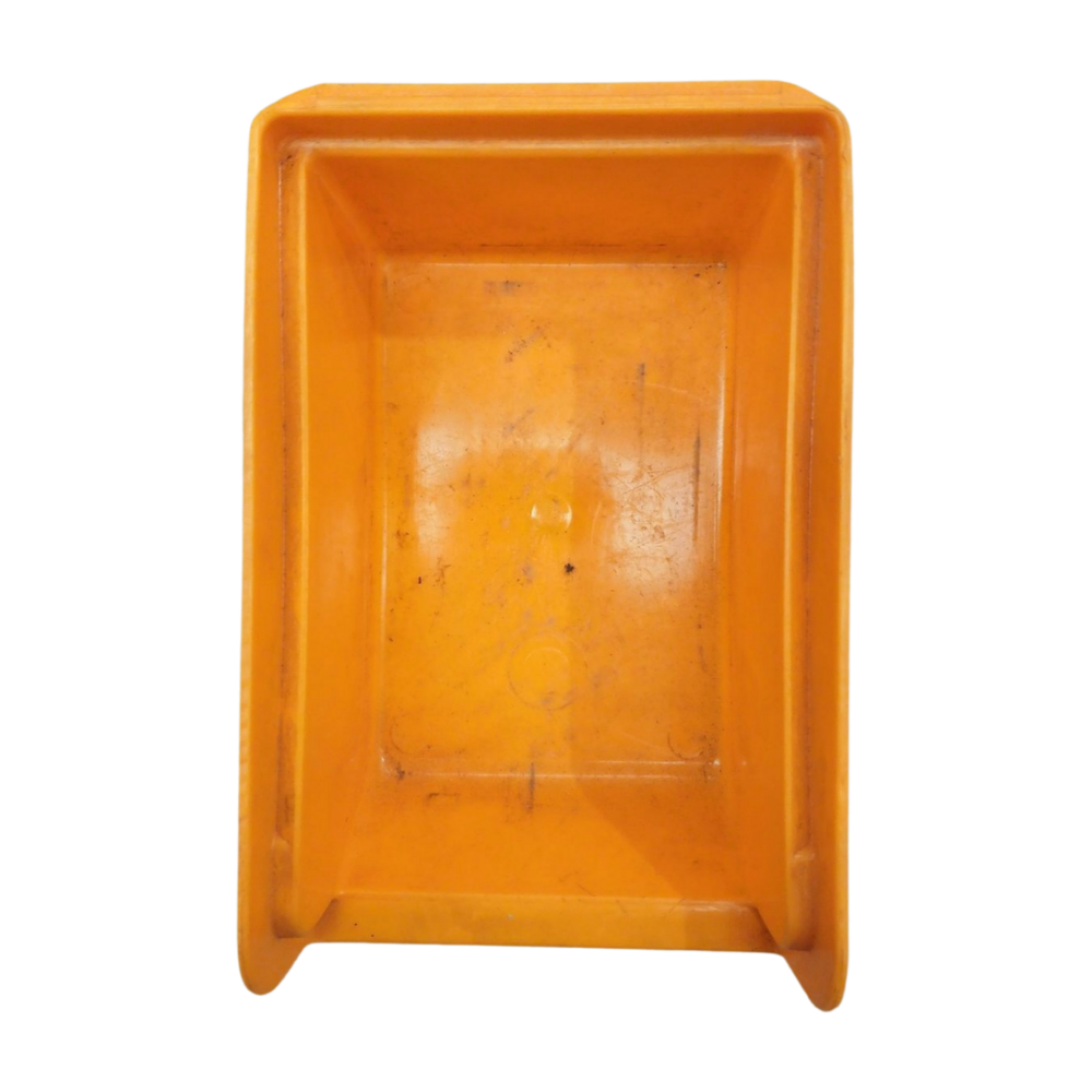 Emtrade Magazijnbak, 170x105x75 mm, geel kunststof, gebruikt