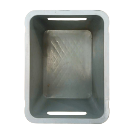 Overtoom Stapelbak 395x295x220 mm, PP, grijs, gebruikt