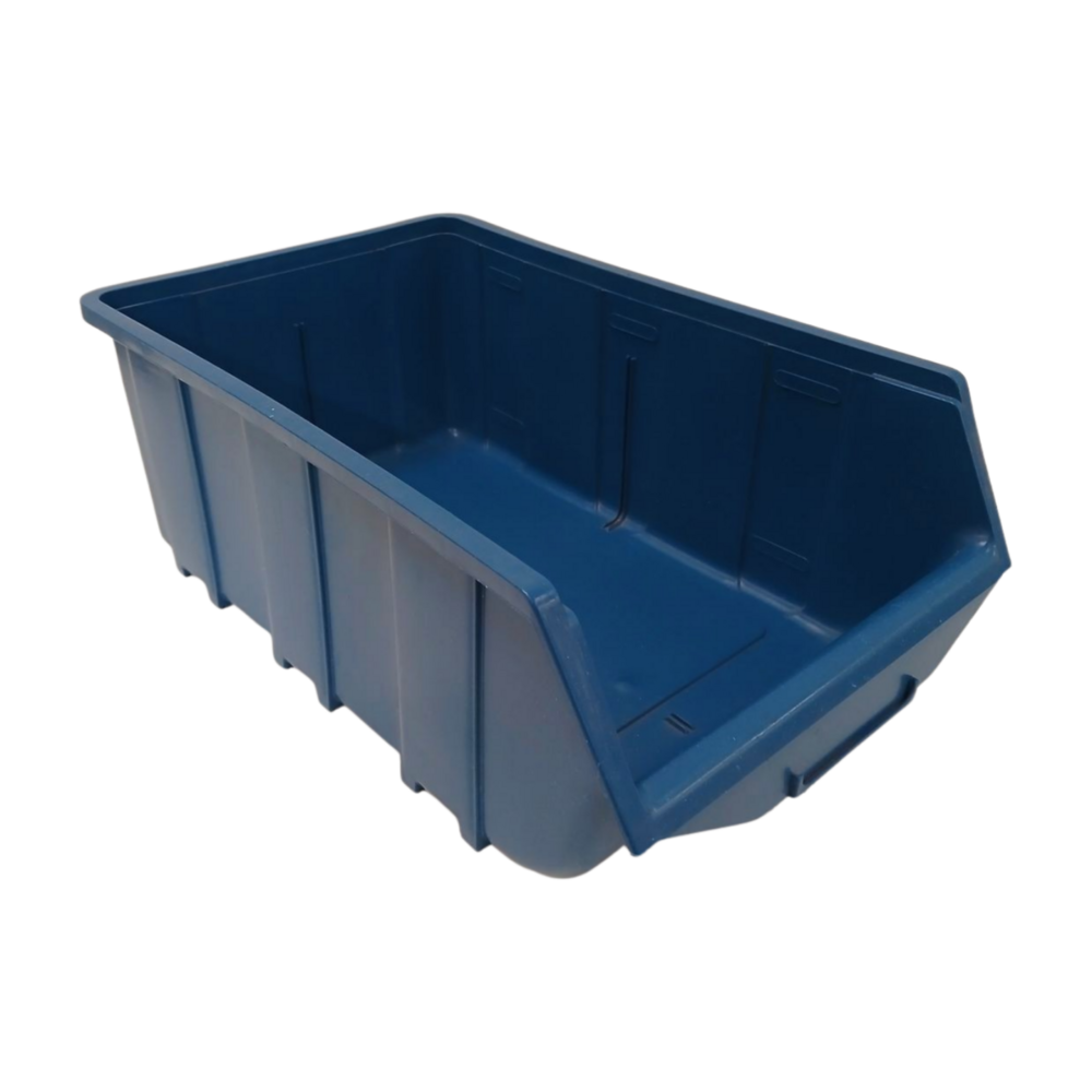 Emtrade Magazijnbak A400, 314x505x191 mm, Blauw, Nieuw