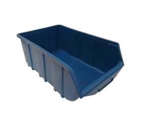 Emtrade Magazijnbak A400, 314x505x191 mm, Blauw, Nieuw