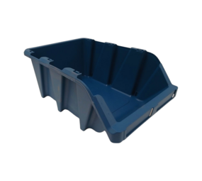 Sembol Plastik Magazijnbak, 314x505x191 mm, levensmiddelgeschikt, blauw kunststof, nieuw Sembol Plastik Magazijnbak, 314x505x191 mm, levensmiddelgeschikt, blauw kunststof, nieuw