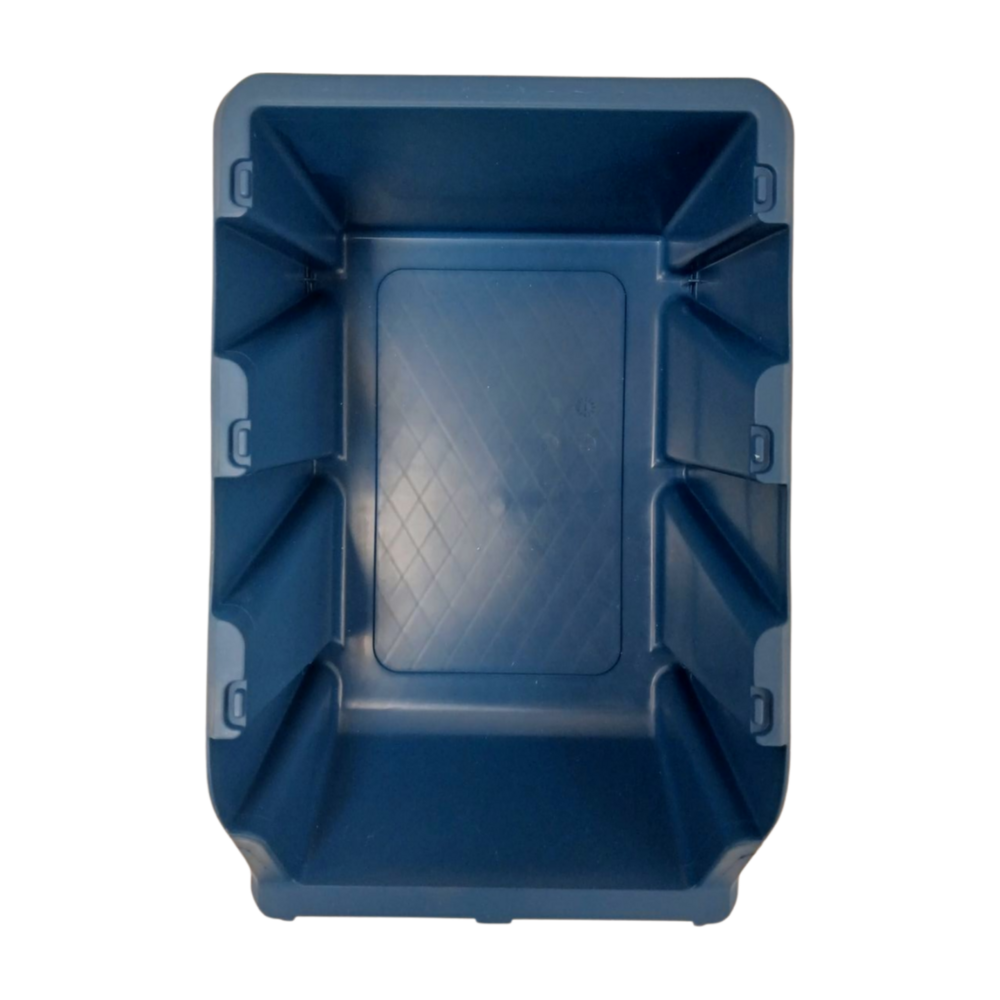 Sembol Plastik Magazijnbak, 314x505x191 mm, levensmiddelgeschikt, blauw kunststof, nieuw