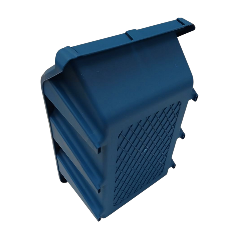 Sembol Plastik Magazijnbak, 314x505x191 mm, levensmiddelgeschikt, blauw kunststof, nieuw