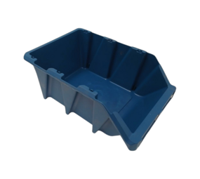 Sembol Plastik Magazijnbak, 264x434x168 mm, levensmiddelgeschikt, blauw kunststof, nieuw Sembol Plastik Magazijnbak, 264x434x168 mm, levensmiddelgeschikt, blauw kunststof, nieuw