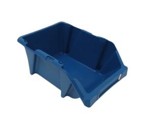 Sembol Plastik Magazijnbak Nestbaar Stapelbaar KPA25, 184x304x129 mm, Blauw, Levensmiddelgeschikt, Nieuw