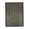 Emtrade Stapelbak met deksel, 800x600x120 mm, euronorm, grijs kunststof, gebruikt