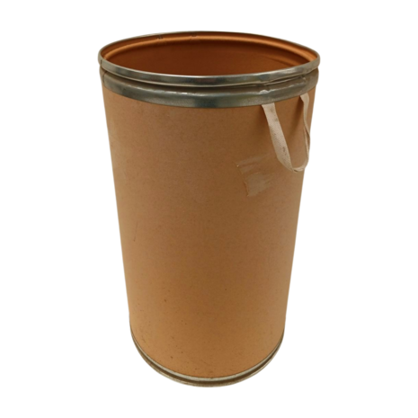 Abzac Kartonnen Opslagton 60L met Deksel en Klemsluiting – 635mm Hoog, 365mm Diameter, Lichtgewicht, gebruikt