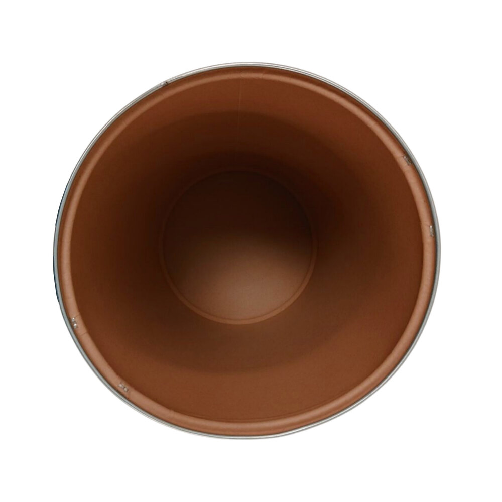 Abzac Kartonnen Opslagton 60L met Deksel en Klemsluiting – 635mm Hoog, 365mm Diameter, Lichtgewicht, gebruikt