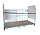 Corlette/meubelwagen 2500x1150x1800mm l-frame nestbaar en stapelbaar, met rem, blauw, gebruikt