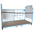 Cordes Meubeltransportwagen 2500x1150x1800mm Corletten L-frame nestbaar en stapelbaar, met rem, blauw, gebruikt