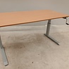 Emtrade Zitbureau 160x80 cm, handmatig met zwengel verstelbaar van 61 tot 85 cm, gebruikt
