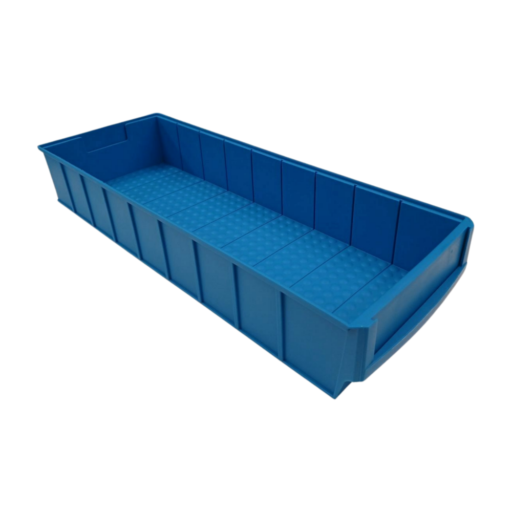 Emtrade Magazijnbak 500x138x81mm PP Blauw, Nieuw Emtrade Magazijnbak 500x138x81mm PP Blauw, Nieuw