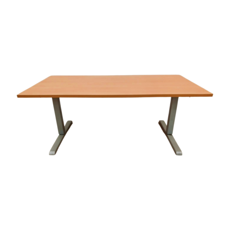 Emtrade Handmatig Verstelbaar Zit Sta Bureau 160x80 cm, verstelbaar van 64 tot 108 cm, Gebruikt