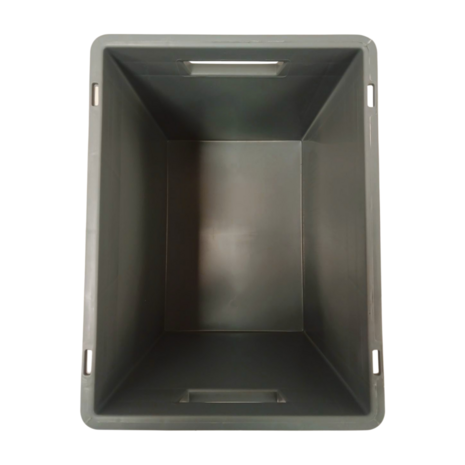 Emtrade Kunststof Bak Euronorm, 400x300x320mm grijs, Nieuw