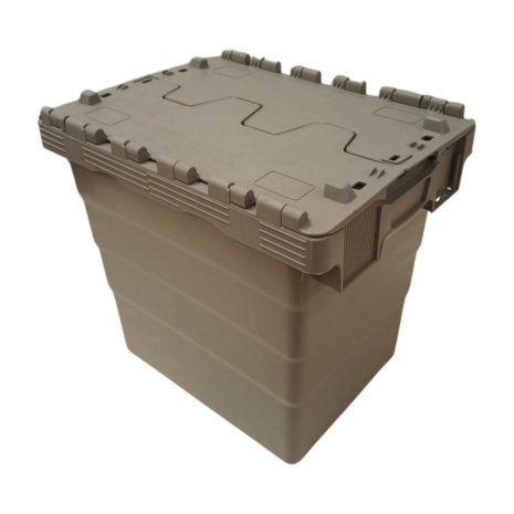 Embox Distributiebak 400x300x360 mm Nestbaar Stapelbaar Grijs, Nieuw