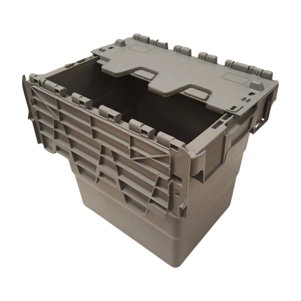 Embox Distributiebak 400x300x360 mm Nestbaar Stapelbaar Grijs, Nieuw