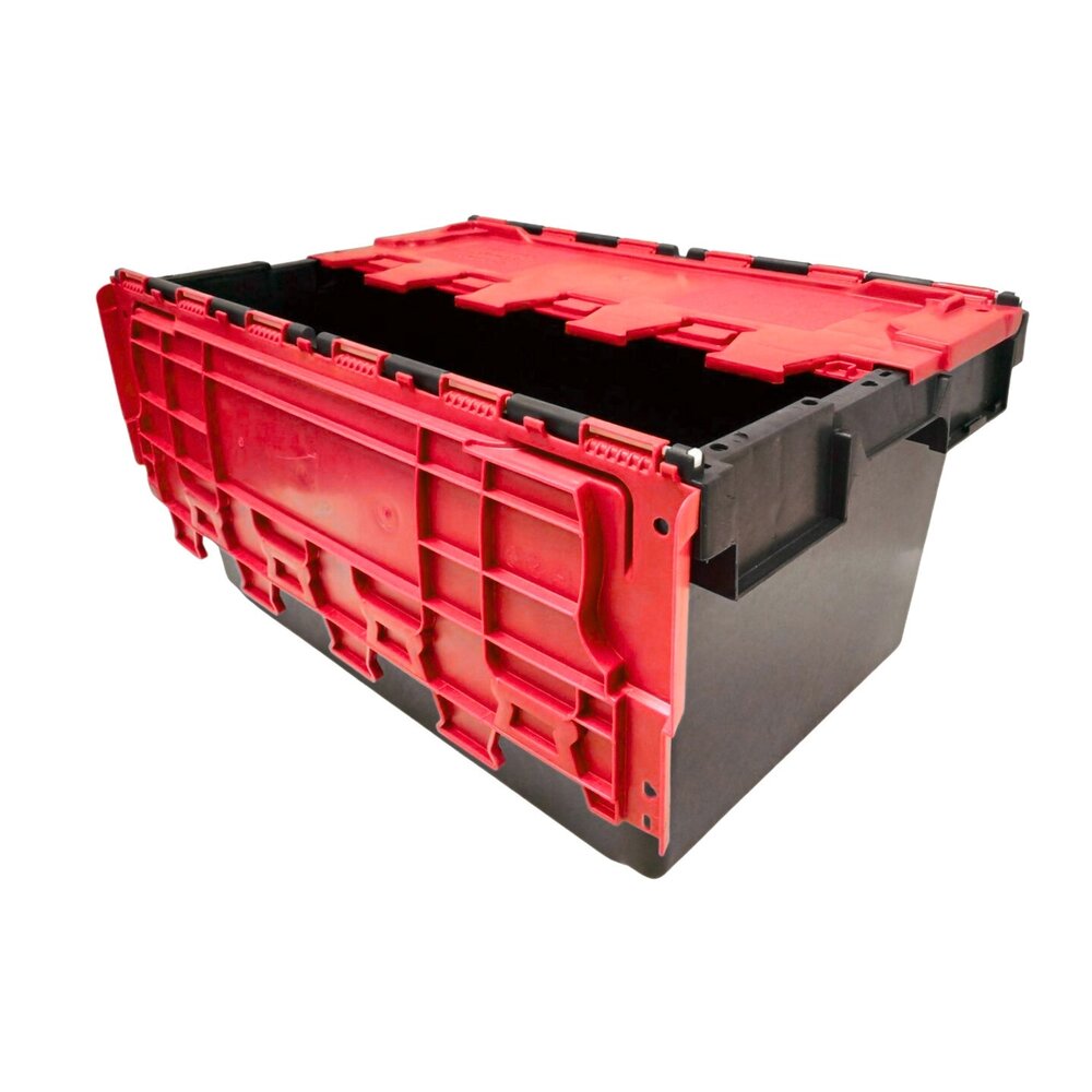 Embox Distributiebak, 710x460x360 mm, zwart pp, nieuw