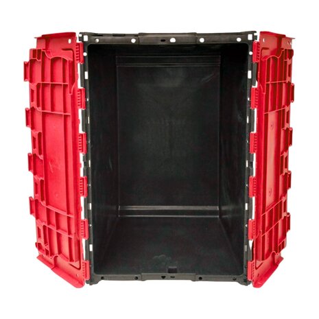 Embox Distributiebak, 710x460x360 mm, zwart pp, nieuw