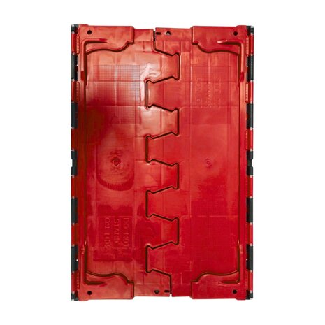 Embox Distributiebak, 710x460x360 mm, zwart pp, nieuw