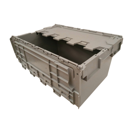 Embox Distributiebak, 710x460x360 mm, grijs pp, nieuw